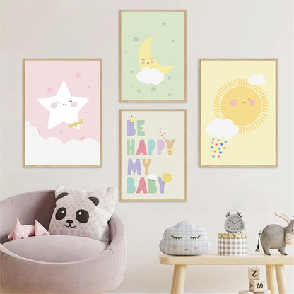 Children's Bedroom Decorative Canvas Painting Poster