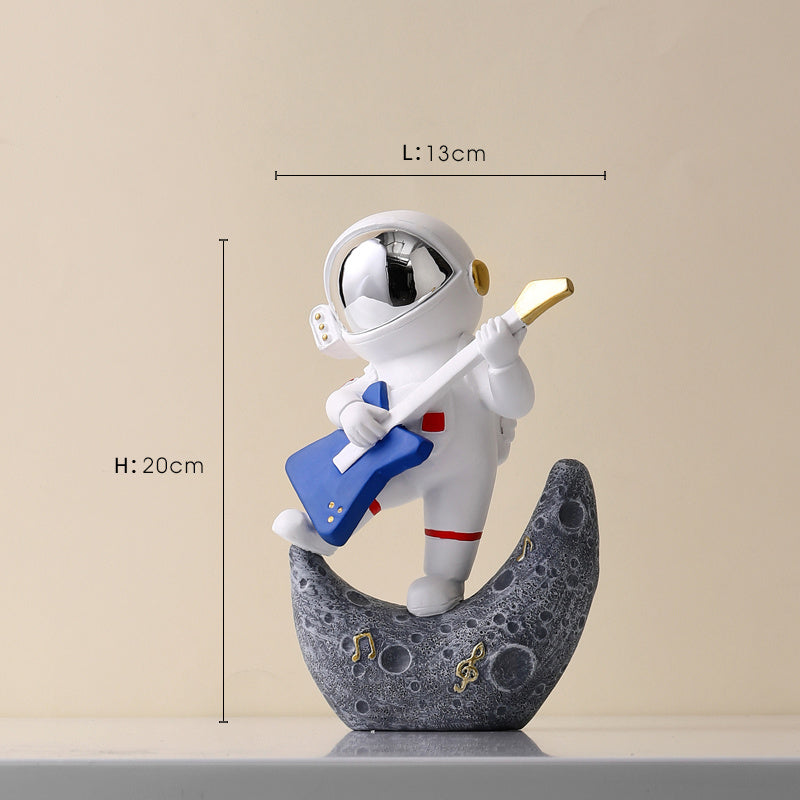 Accessoires de décoration pour la maison, Figurines d'astronautes nordiques en résine