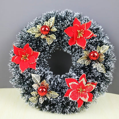 Christmas Decorations Festival Wreath Wreath Window Layout Door Hanging Site Layout Christmas Product