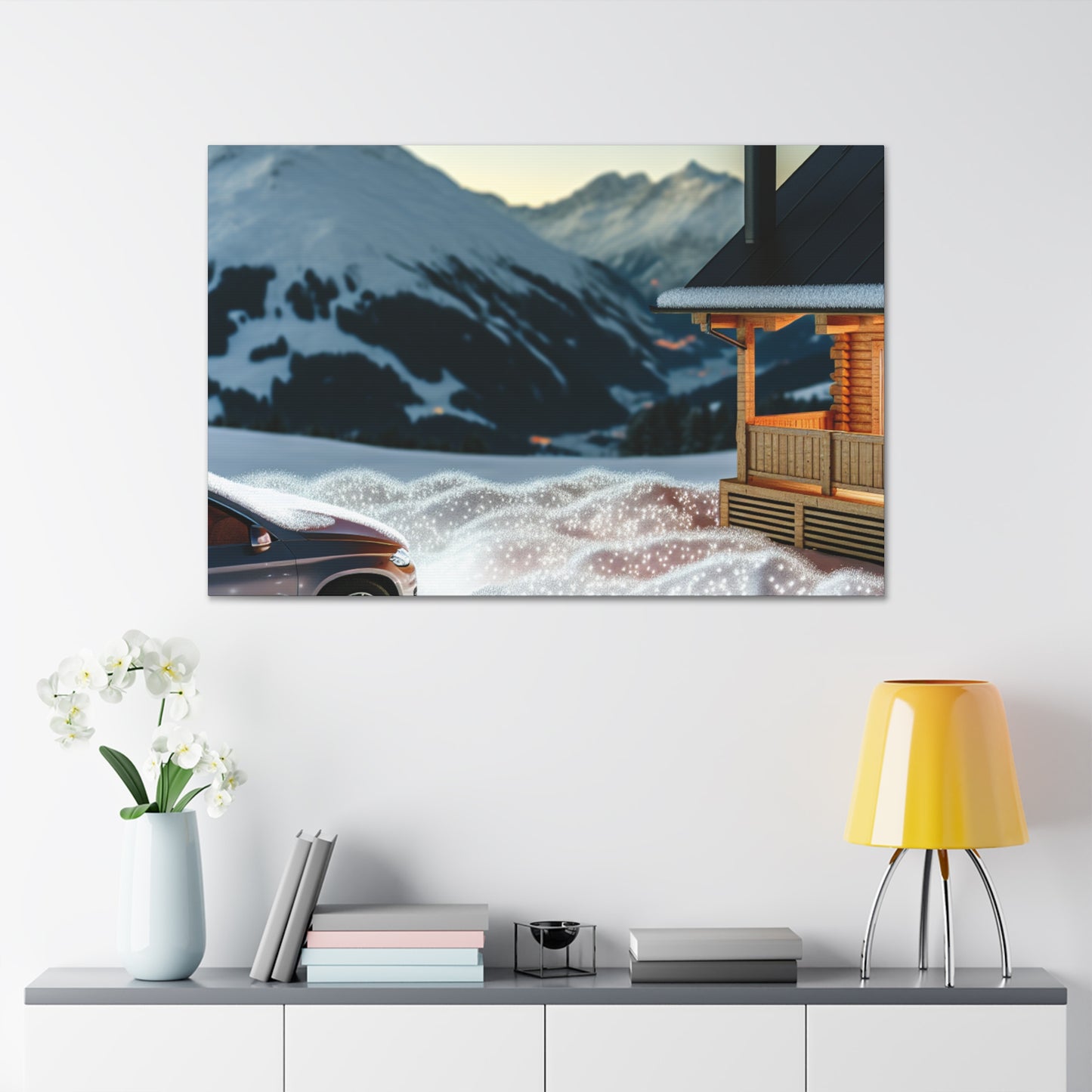 "Winter Hideaway" - The Alien Canva Photorealism Style