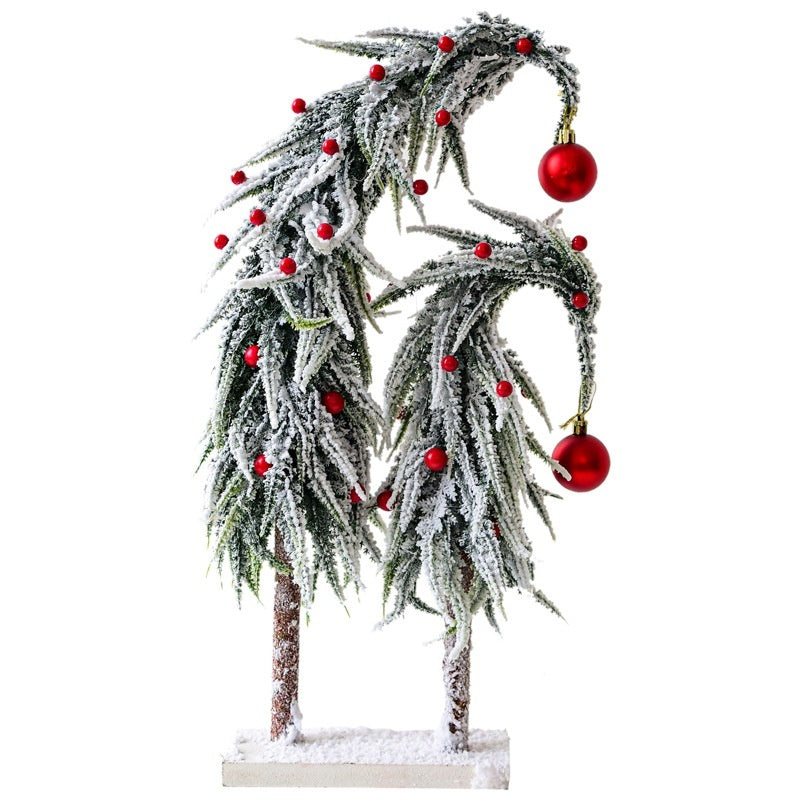 Arbre de Noël de bureau Wry Neck Décoratif pour bureau