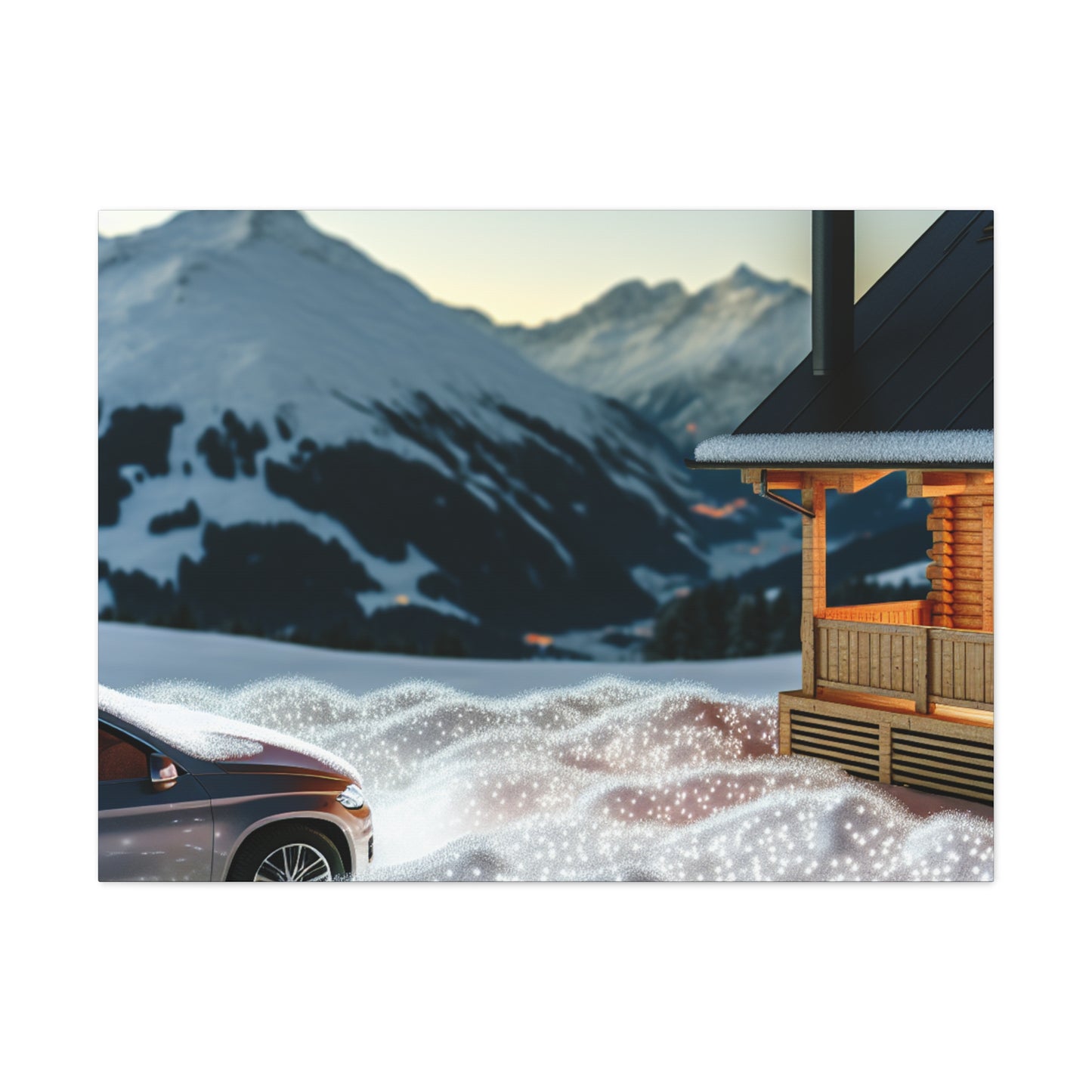 "Winter Hideaway" - The Alien Canva Photorealism Style