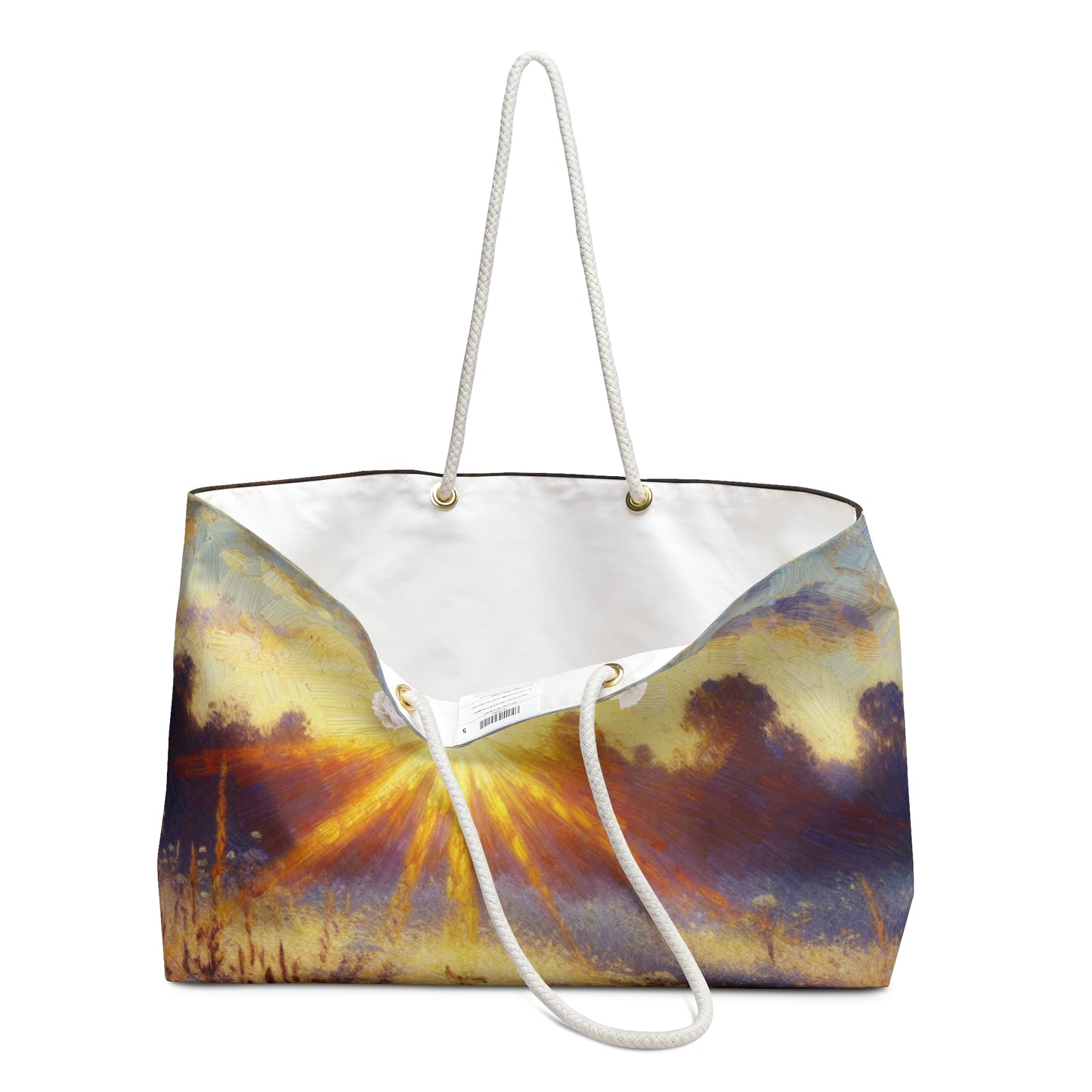 "Wildflower Sunrise" - The Alien Weekender Bag Impressionism Style