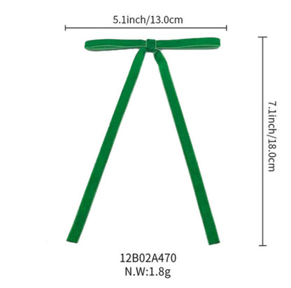 Lot de 12 bandes de velours avec nœud et décoration pour sapin de Noël