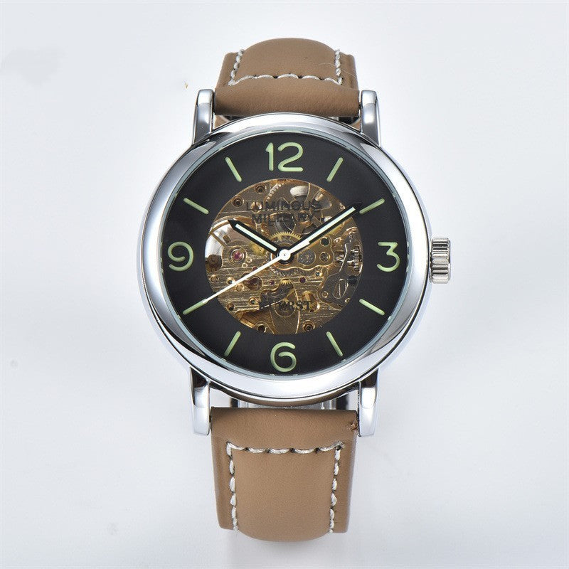 Waterproof Automatic Mechanical Hollow Men's Watch