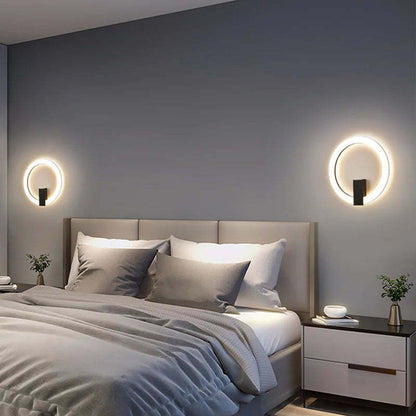 Bedroom Bedside Room Aisle Ring Wall Lamp