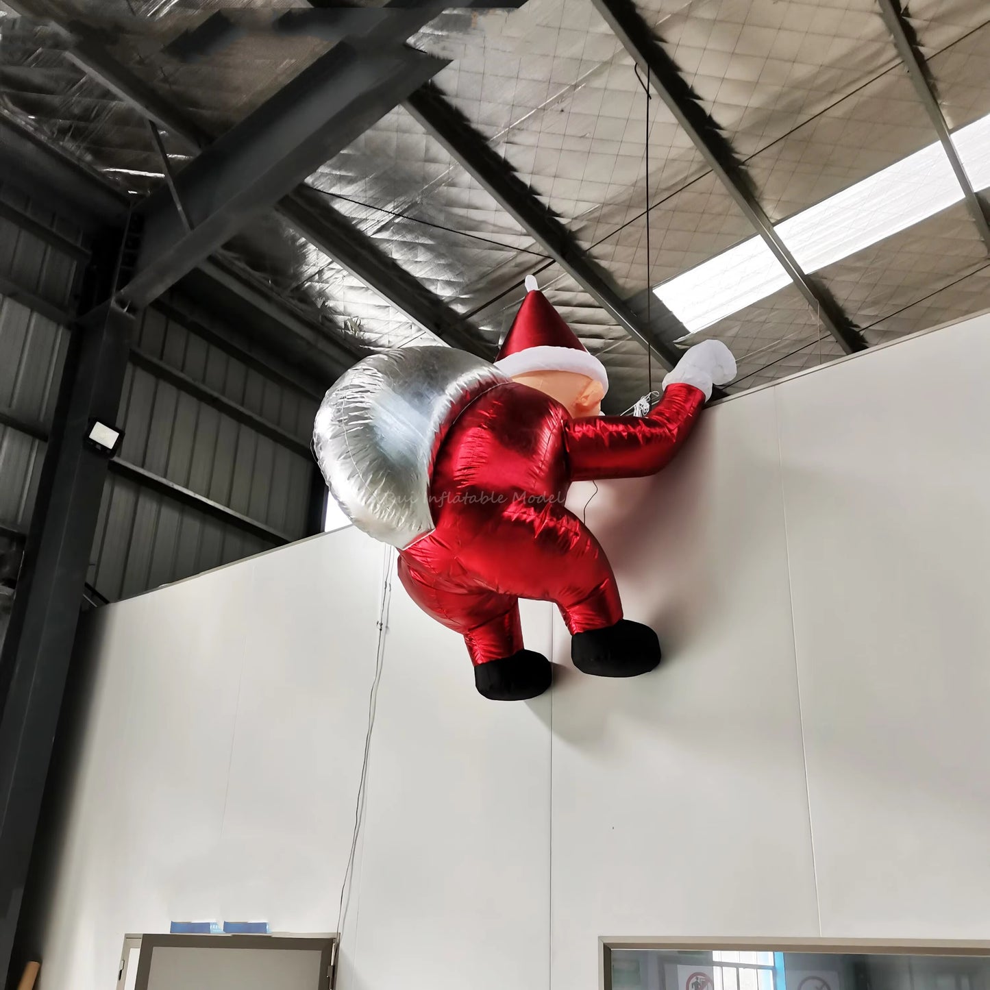 Christmas Decoration Inflatable Climbing Wall Santa Claus Inflatable Model