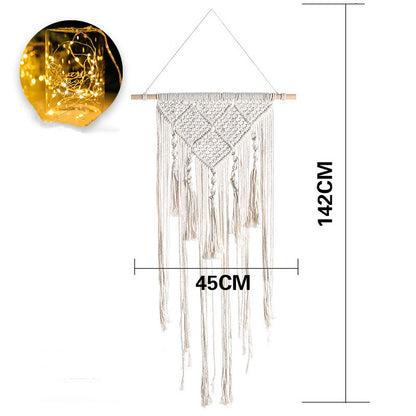 Woven Dream Catcher Charm Wind Chime Mori Series Nordic Charm