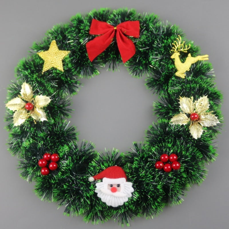 Christmas Decorations Festival Wreath Wreath Window Layout Door Hanging Site Layout Christmas Product