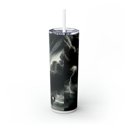 "Sauron's Shadow Tower" - The Alien Maars® Skinny Tumbler avec paille 20oz