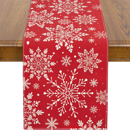 Christmas Tree Printing Waterproof Dyed Tablecloth