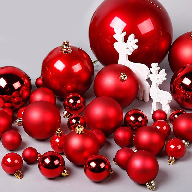 Christmas Decoration Atmosphere Pendant Red Ball