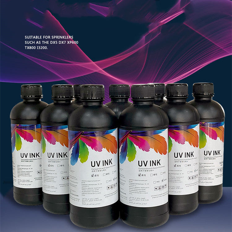 Tinta ULTRAVIOLETA de la impresora de la placa plana de la bobina de tinta ULTRAVIOLETA tinta Epson XP600 5ta y 7ma generación TX800