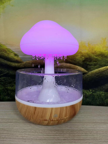 Humidificateur nuageux de nouvelle conception 2023 400 ml Humidificateur nuageux coloré avec goutte d'eau pour cadeau de Noël