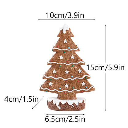 Ginger Cake Tree Model Christmas Scene Decorations