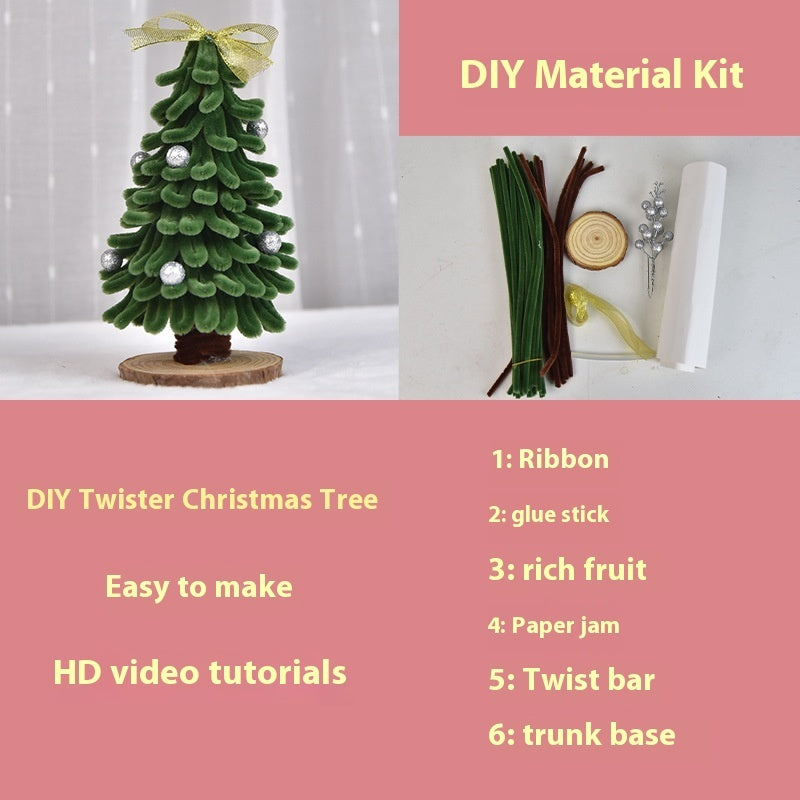 Mini Christmas Tree Diy Material Package