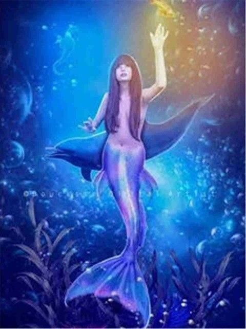 5D Diamond Painting - Mermaid Two