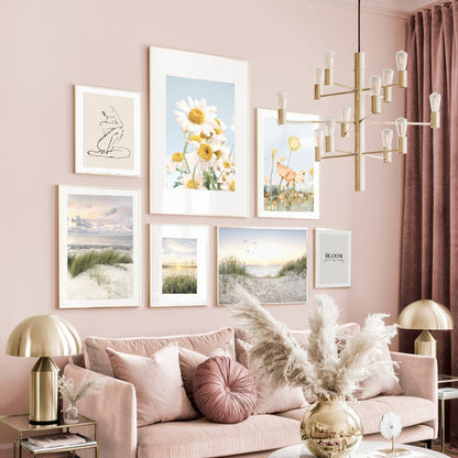 Scandinavian Living Room Art Portfolio Decorative Painting