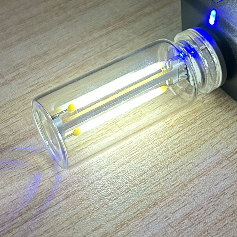 1 ampoule LED USB 0,3 W 5 V rétro Edison à intensité variable, source d'éclairage USB, interface d'alimentation mobile, veilleuse, banque d'alimentation, ordinateur portable