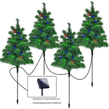 Solar Christmas Tree Outdoor Courtyard Decoration Landscape Lamp