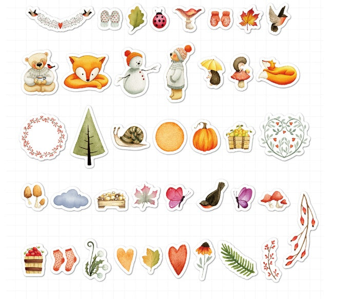 Winter Series Decoration Creative Hand Account StickerIllustration