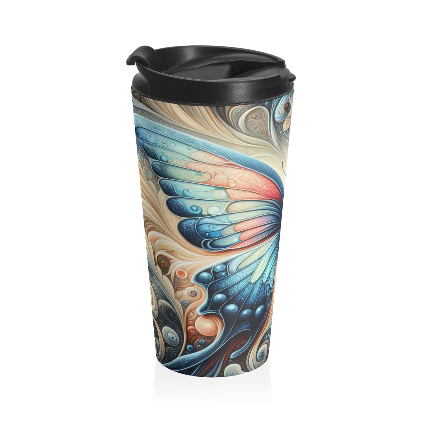 "Butterfly Transformation" - The Alien Stainless Steel Travel Mug Symbolism