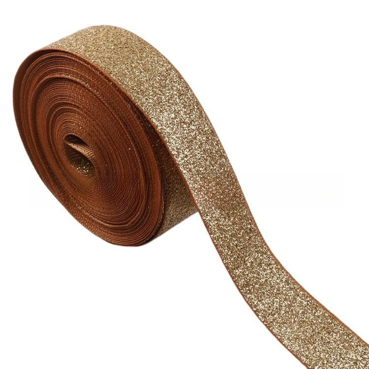 22mm Poudre De Poudre Couleur Unie Bricolage Bande Côtelée Ceinture En Polyester Accessoires De Vêtements