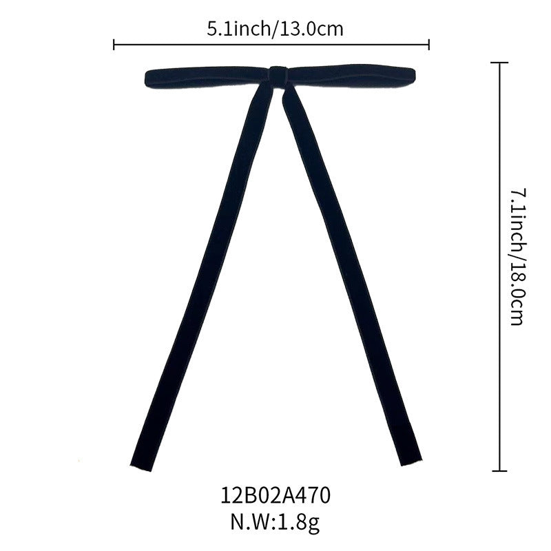 Lot de 12 bandes de velours avec nœud et décoration pour sapin de Noël