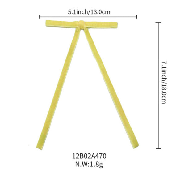 Lot de 12 bandes de velours avec nœud et décoration pour sapin de Noël