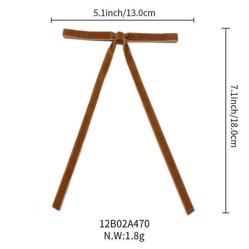 Lot de 12 bandes de velours avec nœud et décoration pour sapin de Noël