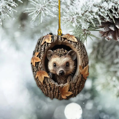 Christmas Tree Decorations Small Animal 2D Flat Print Acrylic Small Pendant