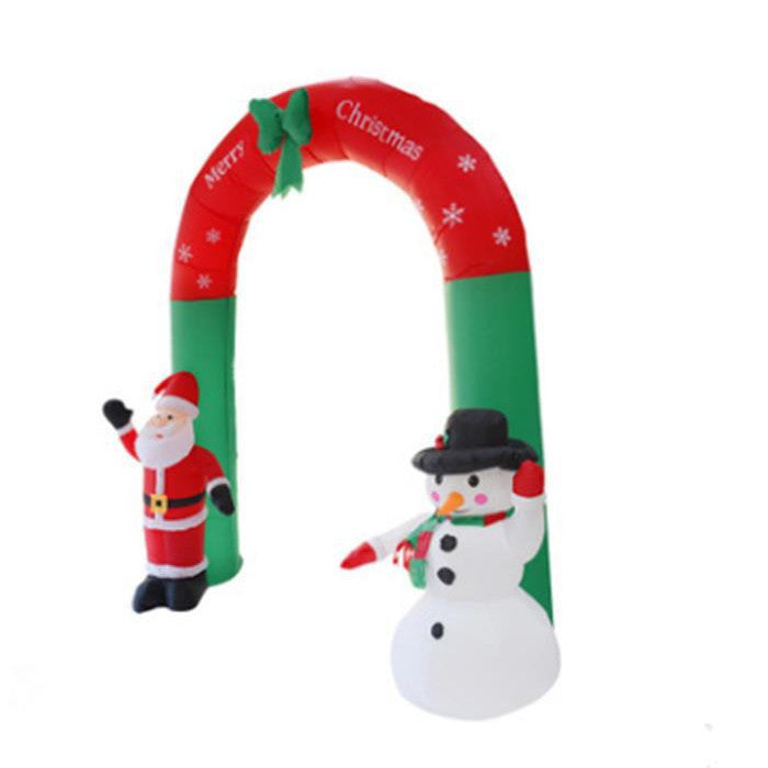 Arche géante gonflable pour père noël, bonhomme de neige, pour jardin, cour, ornements de noël, accessoires de décoration pour Festival de noël et du nouvel an