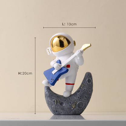 Accessoires de décoration pour la maison, Figurines d'astronautes nordiques en résine