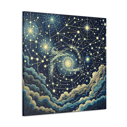 "Dotting the Heavens" - El estilo puntillismo alienígena de Canva