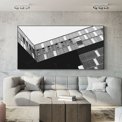 Modern Industrial Style Poster Geometric Urban Canvas Painting