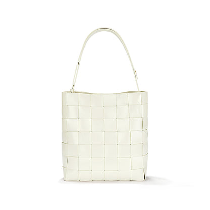 Bolso tipo cubo tejido nuevo a la moda para mujer