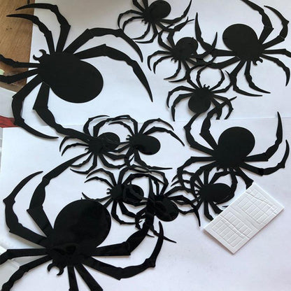 Black Spider Black Bat Ghost Self-adhesive Wall Sticker