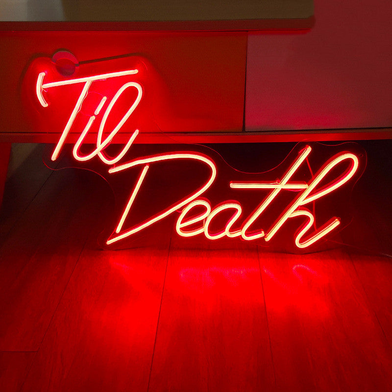 Led Neon Light Til Death Wedding Decoration Outdoor