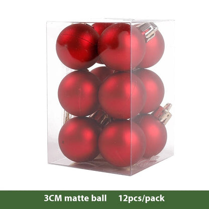 Christmas Decoration Atmosphere Pendant Red Ball