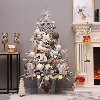 Paquet de décoration d'arbre de Noël de neige de 1,5 M pour la maison