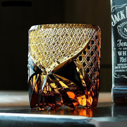 Vasos de whisky de cristal de moda japonesa