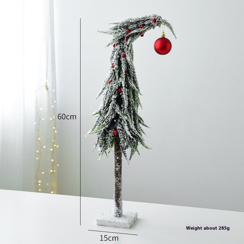 Arbre de Noël de bureau Wry Neck Décoratif pour bureau