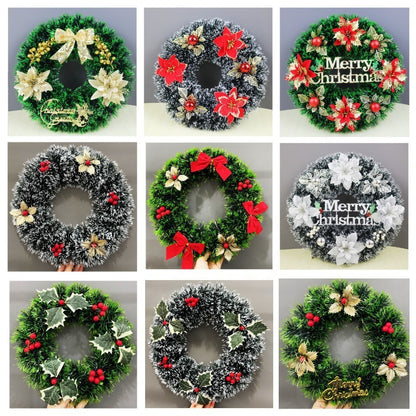 Christmas Decorations Festival Wreath Wreath Window Layout Door Hanging Site Layout Christmas Product