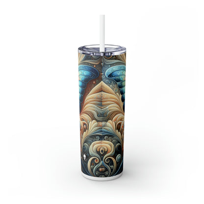 "Butterfly Transformation" - The Alien Maars® Skinny Tumbler with Straw 20oz Symbolism