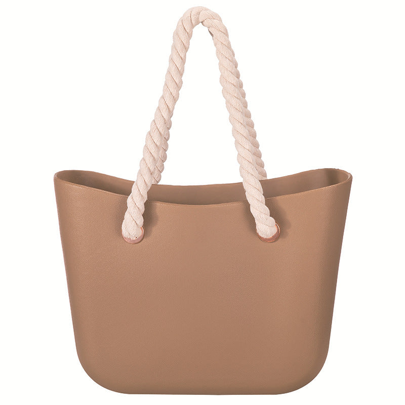 Bolso de playa a la moda para mujer Jelly Portable