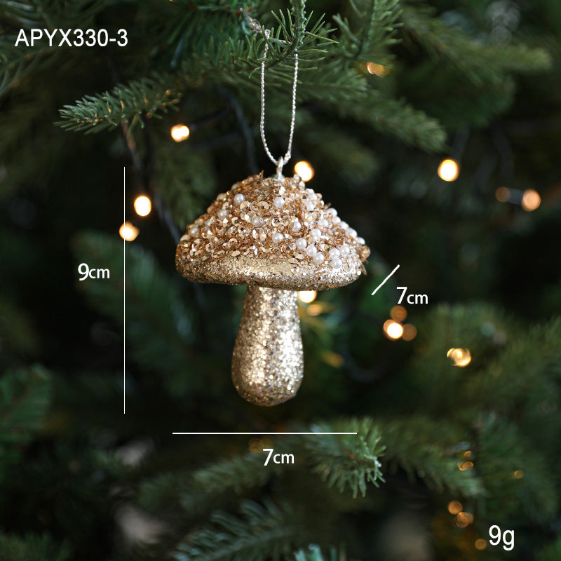 Pendentif créatif en forme de glace pour décoration d'arbre de Noël, petites pièces suspendues