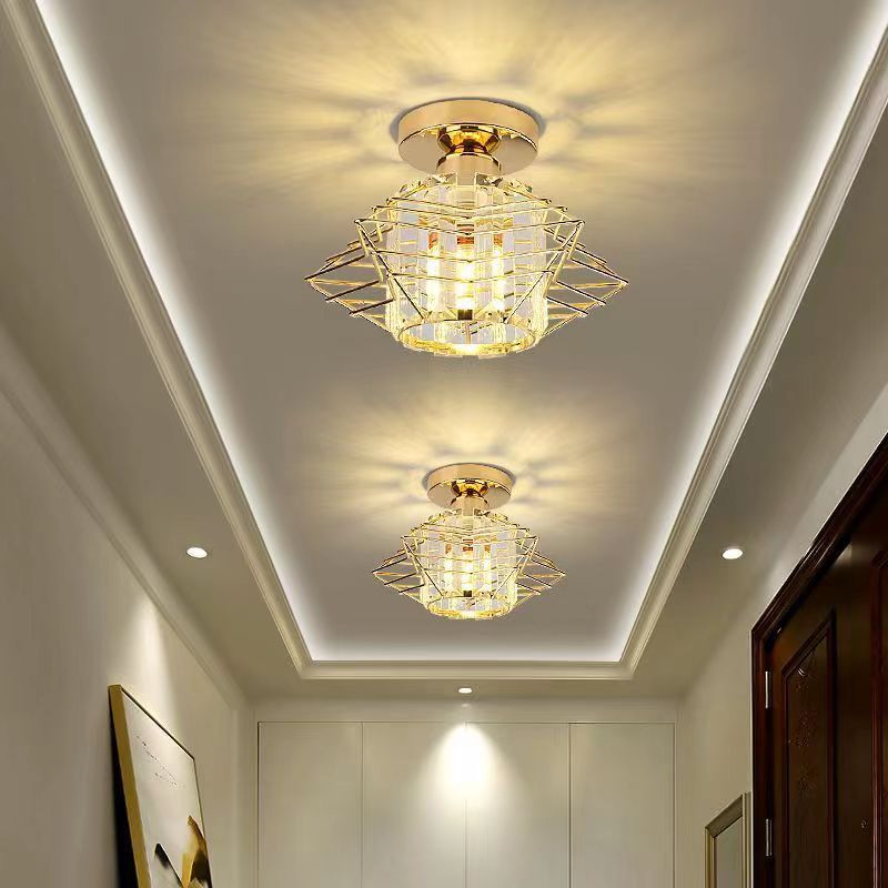 European Modern Led Crystal Ceiling Lamp