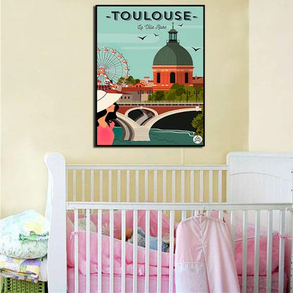 Affiche minimaliste imprimée HD, tableau d'art mural, toile, décoration de maison