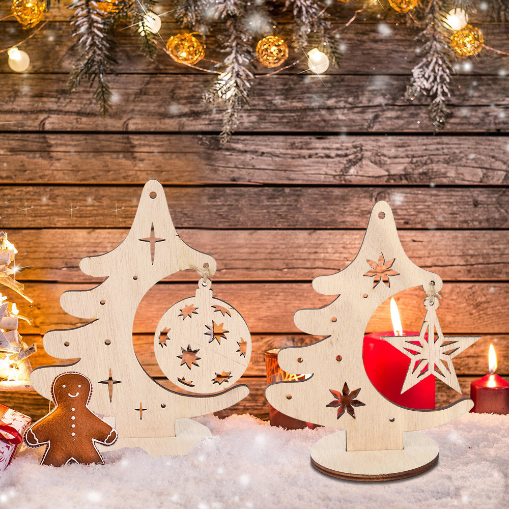 Décoration de table à suspendre pour sapin de Noël à faire soi-même