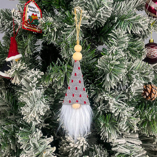 Christmas Ornaments Nordic Style Faceless Doll Pendant Christmas Tree Decoration Hanging Small Pendant